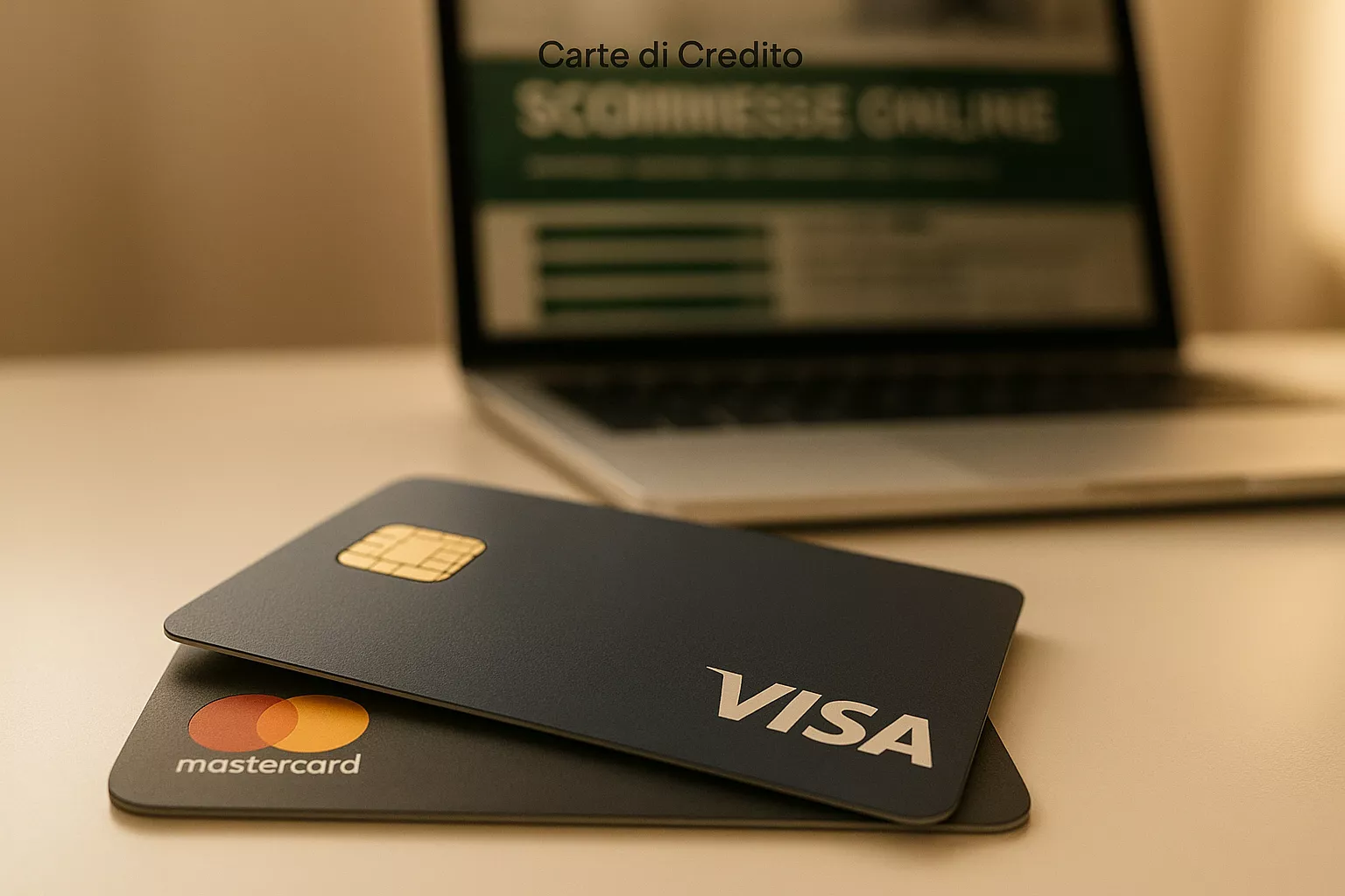 Carte di credito Visa e Mastercard per depositi sui bookmaker online