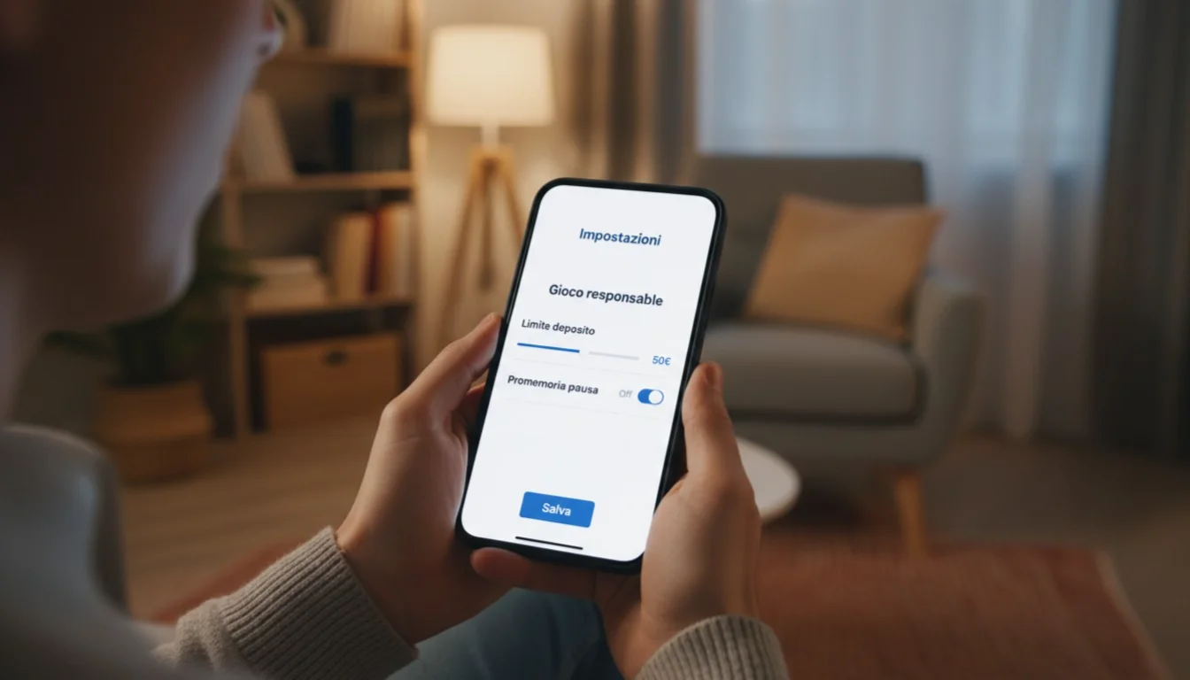 Strumenti di autocontrollo per gioco responsabile