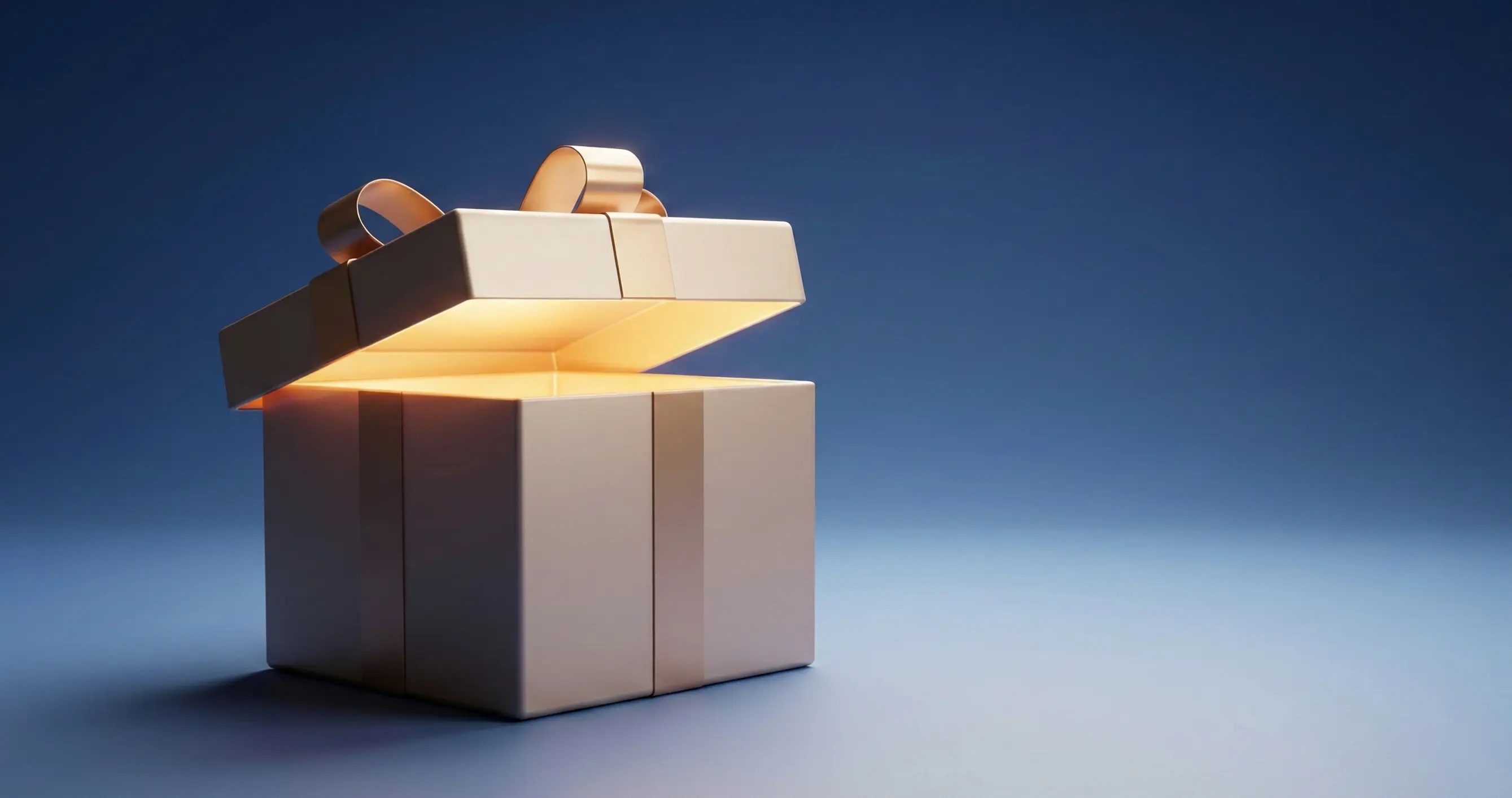 Regalo simbolico che rappresenta un bonus di benvenuto per scommesse