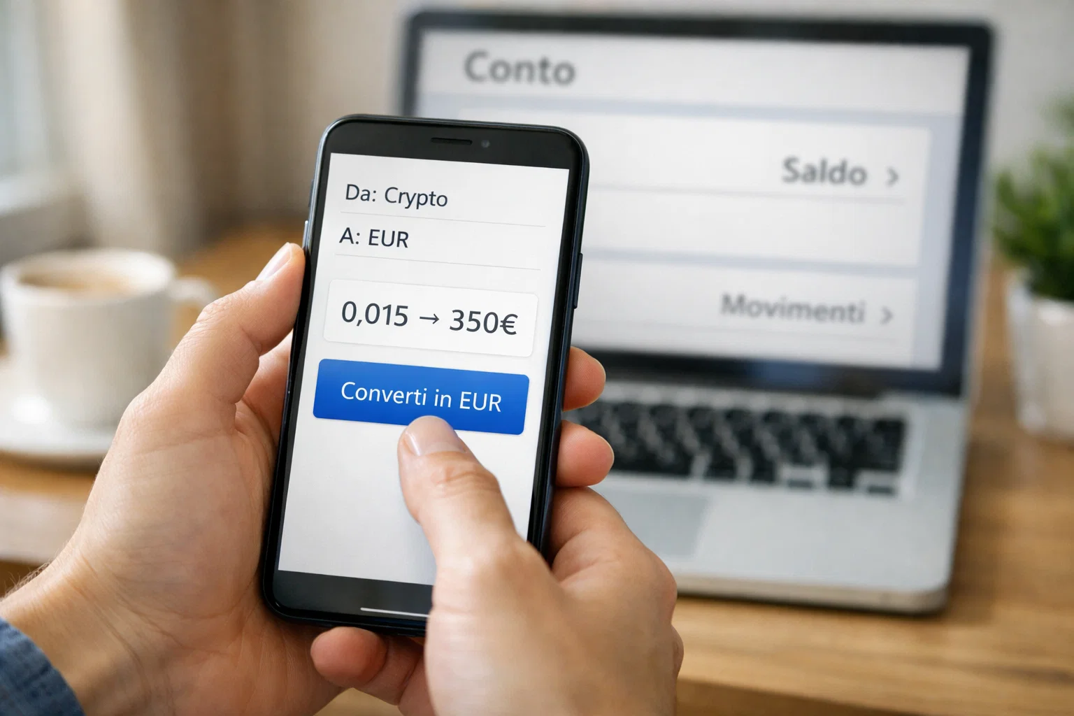 Conversione criptovalute in euro per scommesse