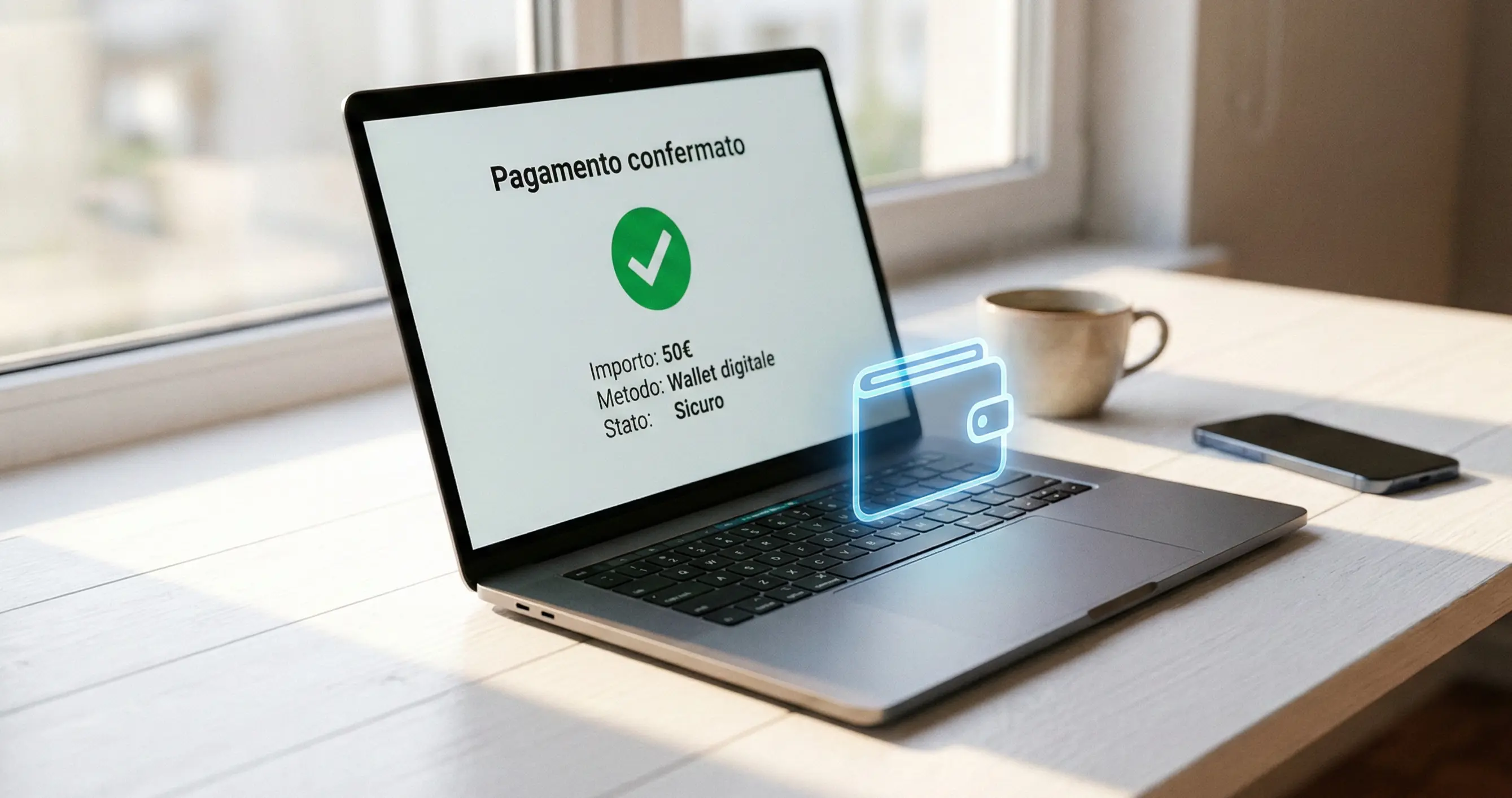 Portafoglio elettronico sicuro per scommesse online