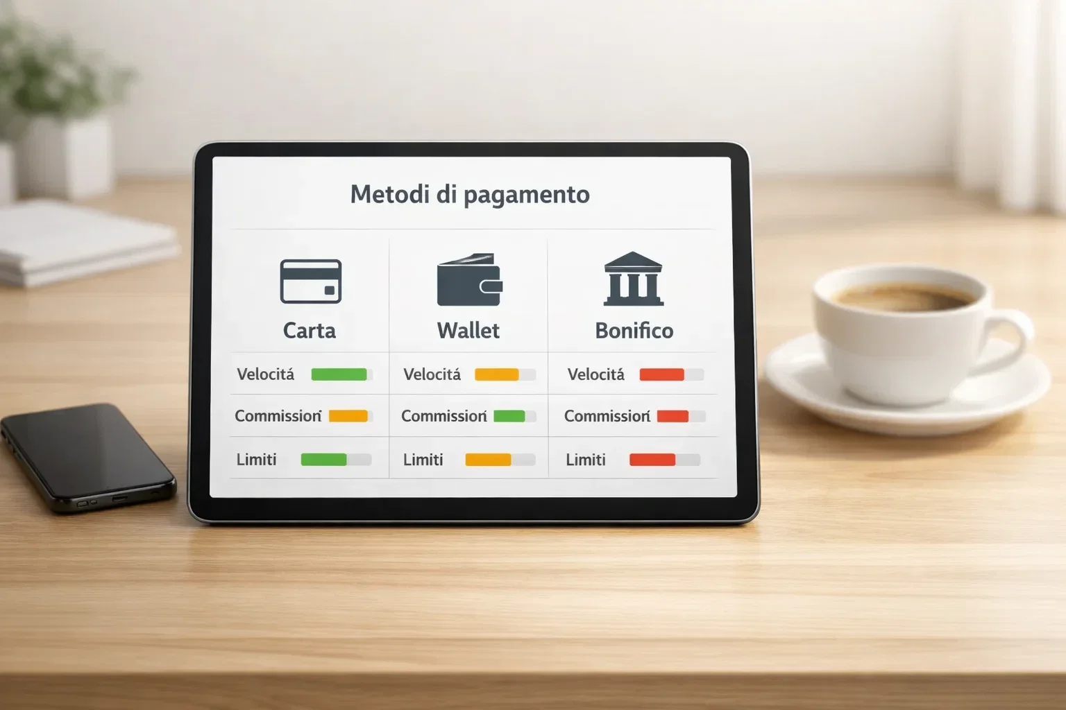 Confronto metodi di pagamento per scommesse online
