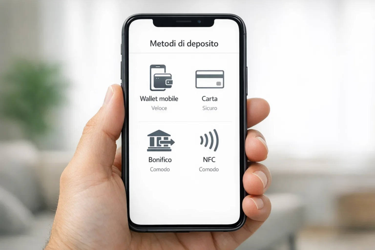 Metodi di pagamento ottimizzati per smartphone