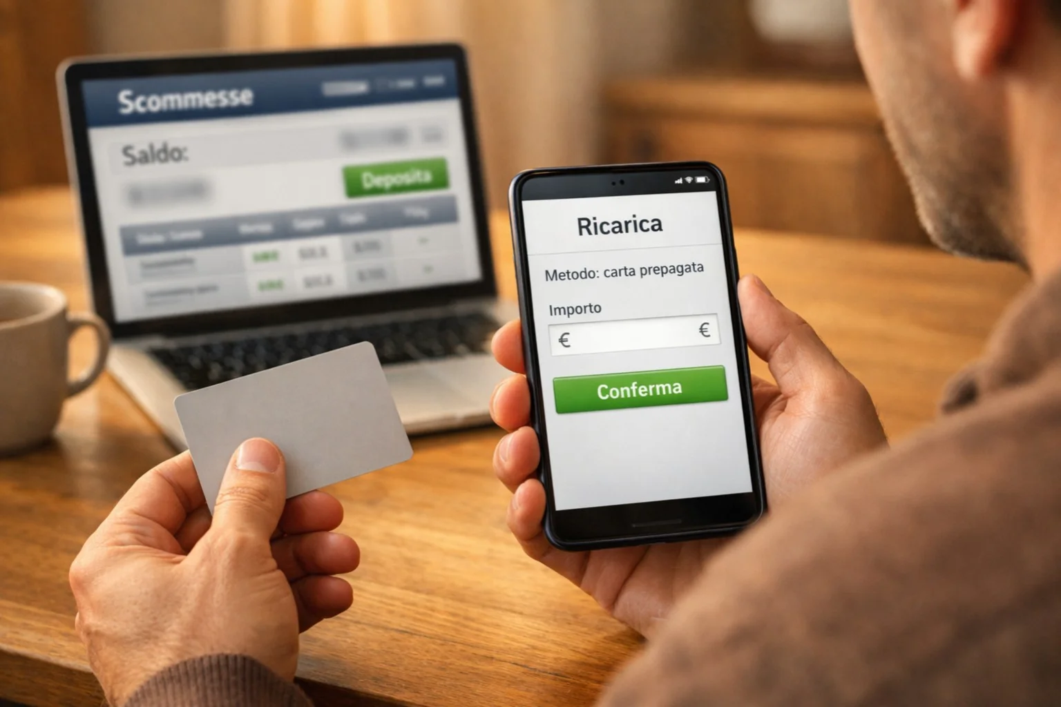 Soluzione consigliata per depositare senza conto