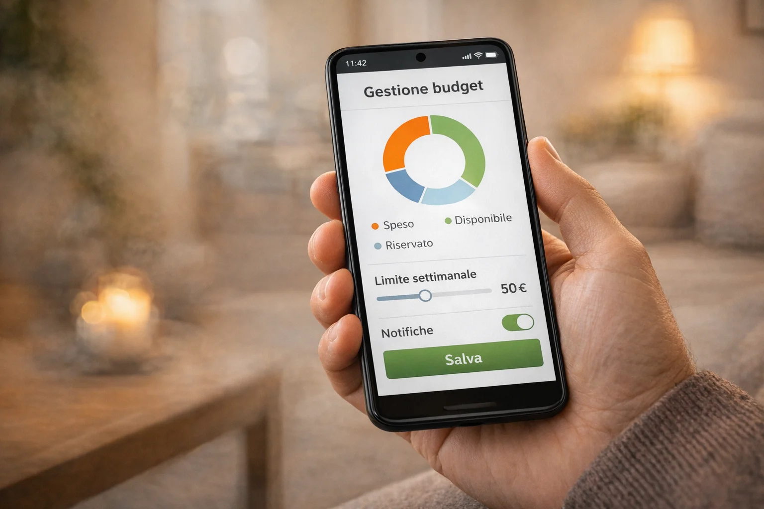 Gestione budget scommesse con app mobile