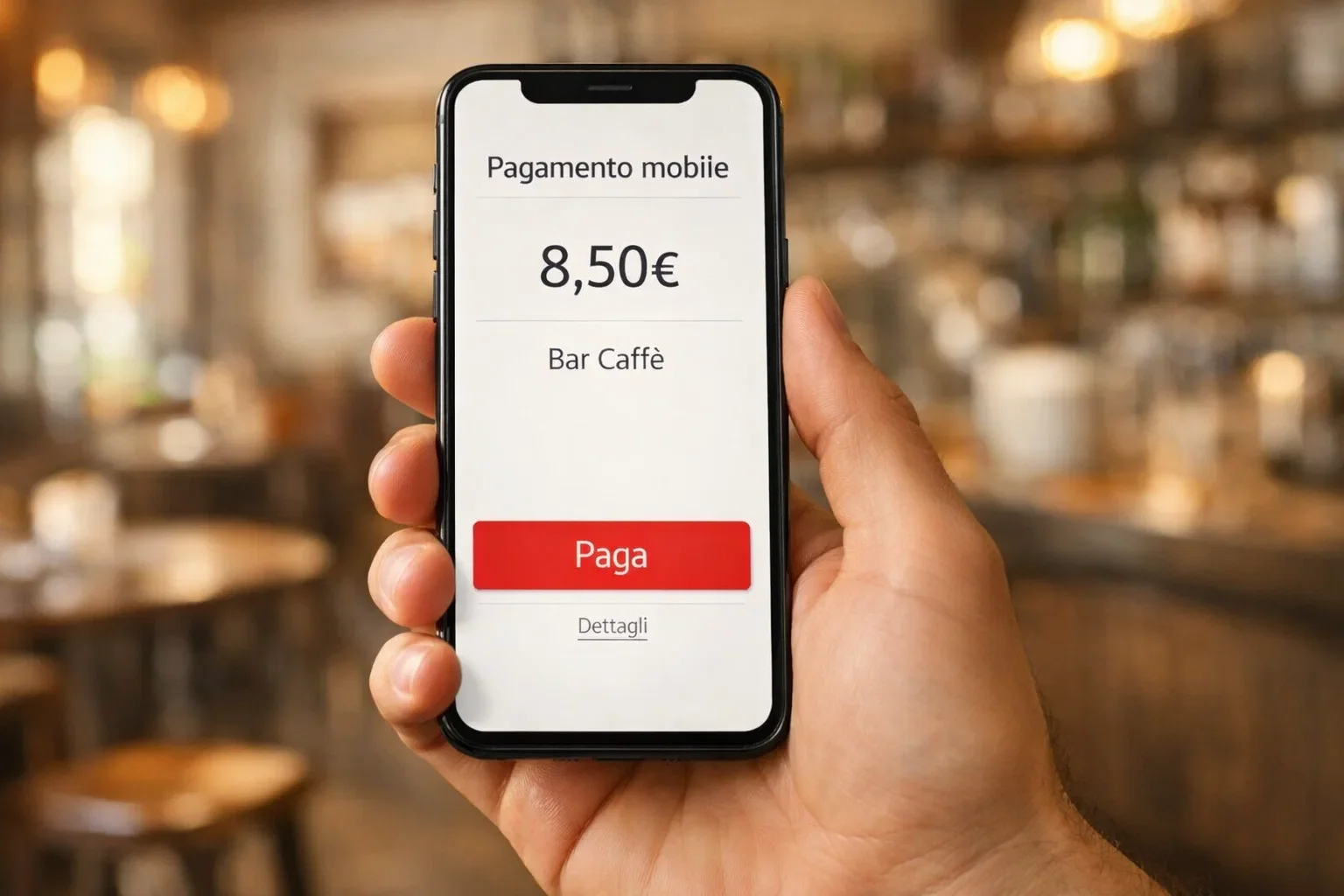 Pagamento mobile con smartphone per scommesse
