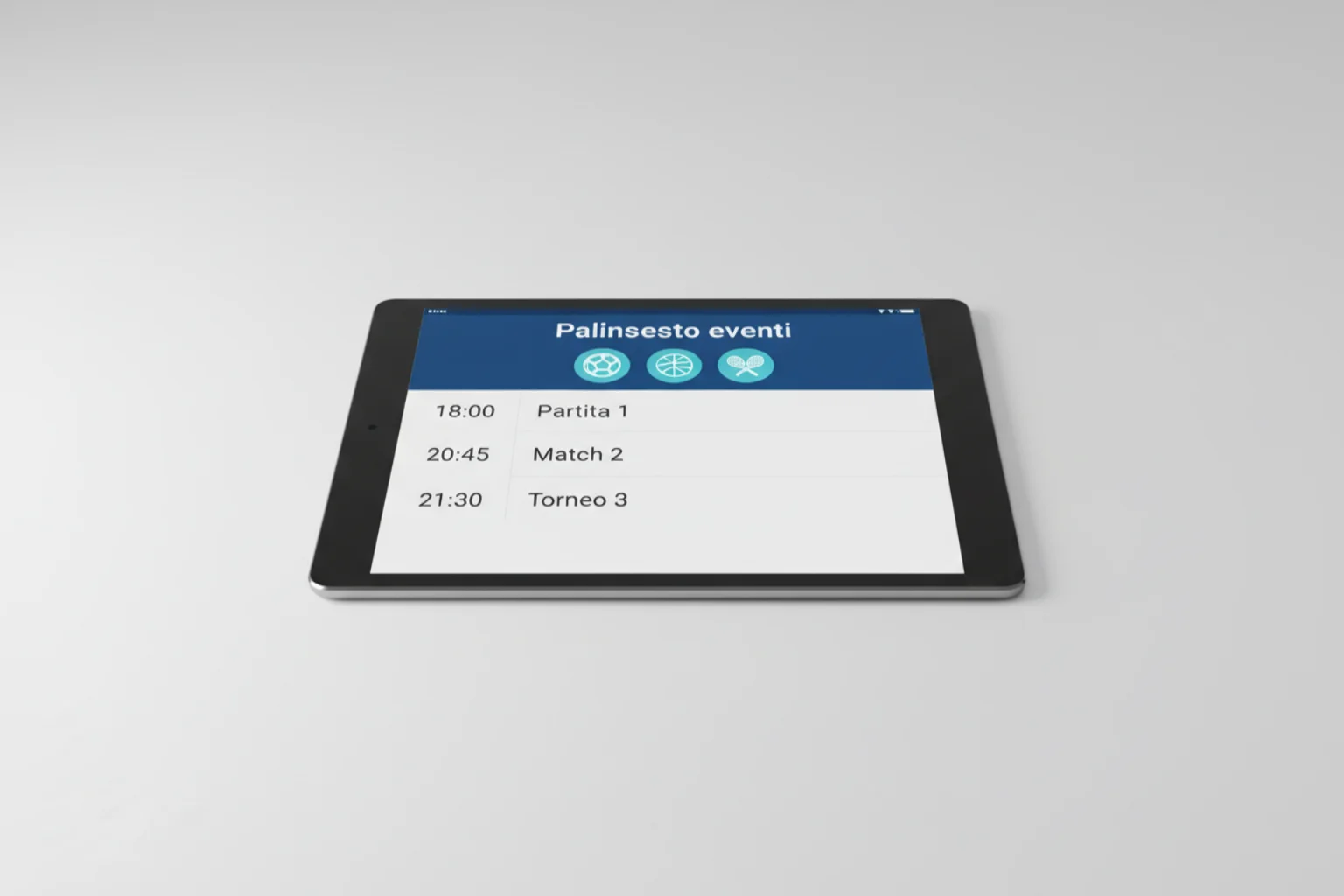 Varietà di eventi sportivi disponibili