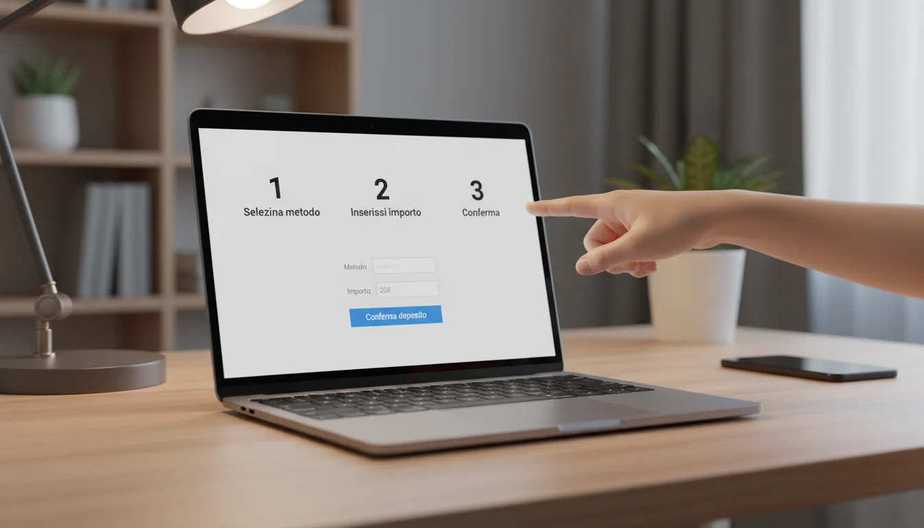 Procedura di deposito passo per passo