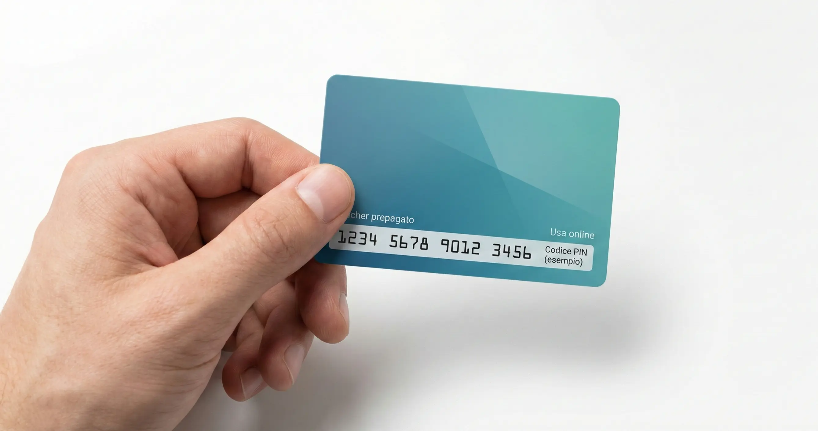 Voucher prepagato per pagamenti online anonimi