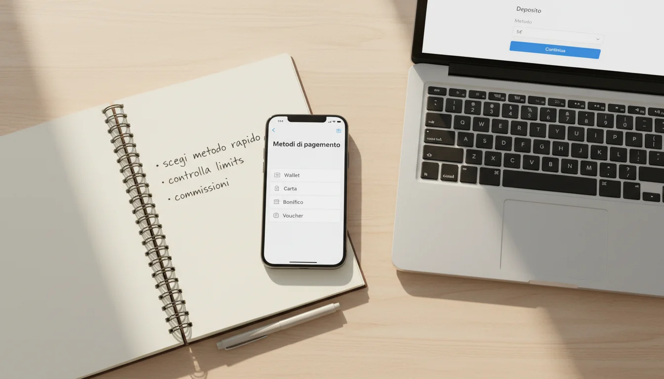 Diverse opzioni di pagamento per piccoli importi