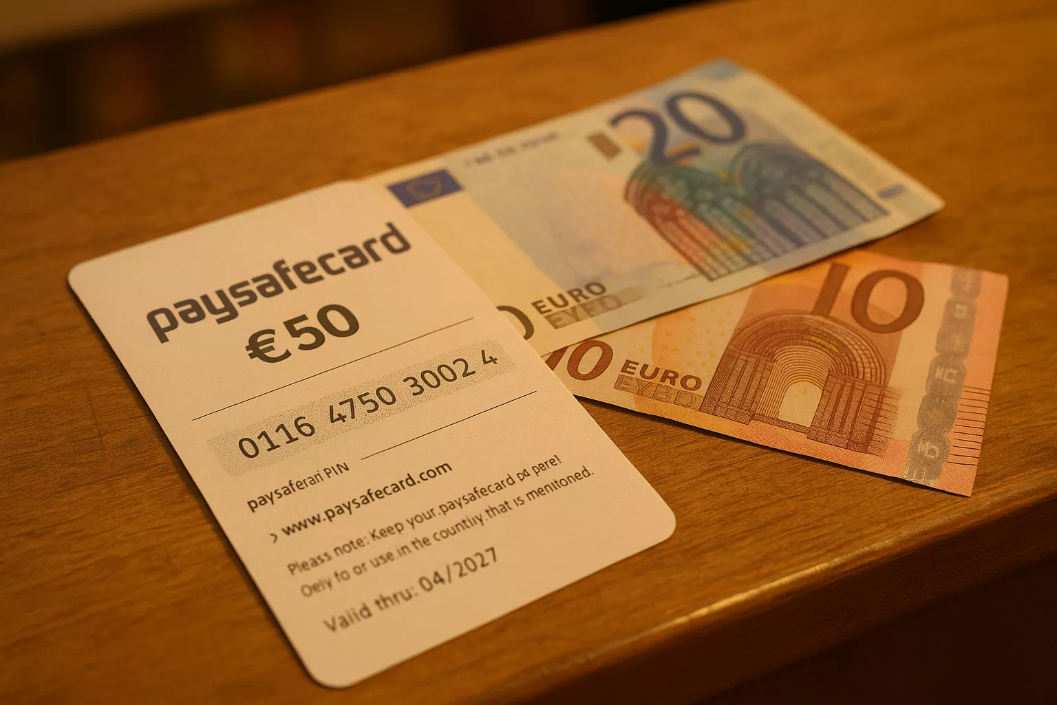 Voucher Paysafecard per depositi anonimi in contanti sui siti scommesse